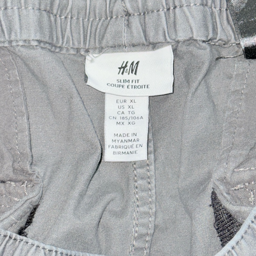 H&M MENS Slim Fit Cargo Pants